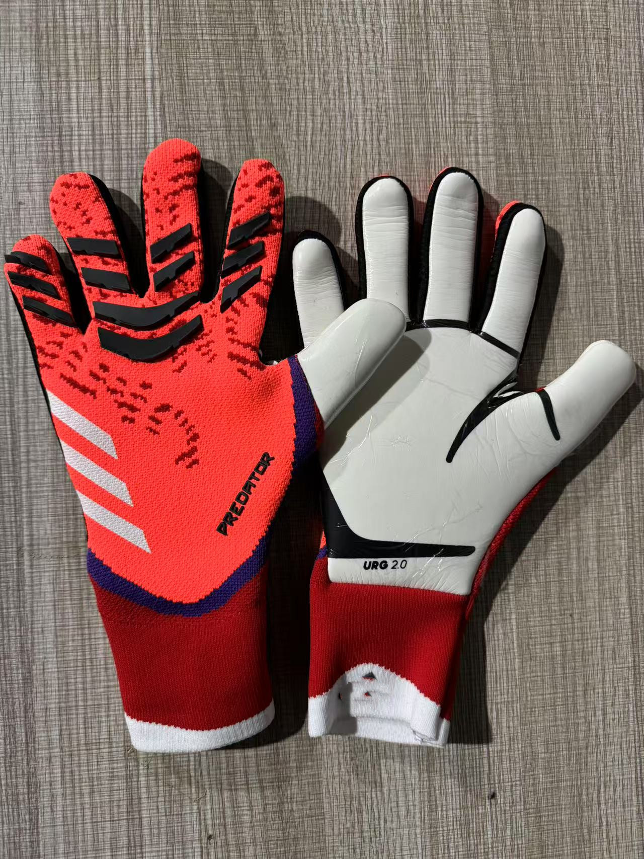 Nuevos guantes de portero de fútbol, guantes de portero de entrenamiento de competición antideslizantes gruesos de látex y resistentes al desgaste