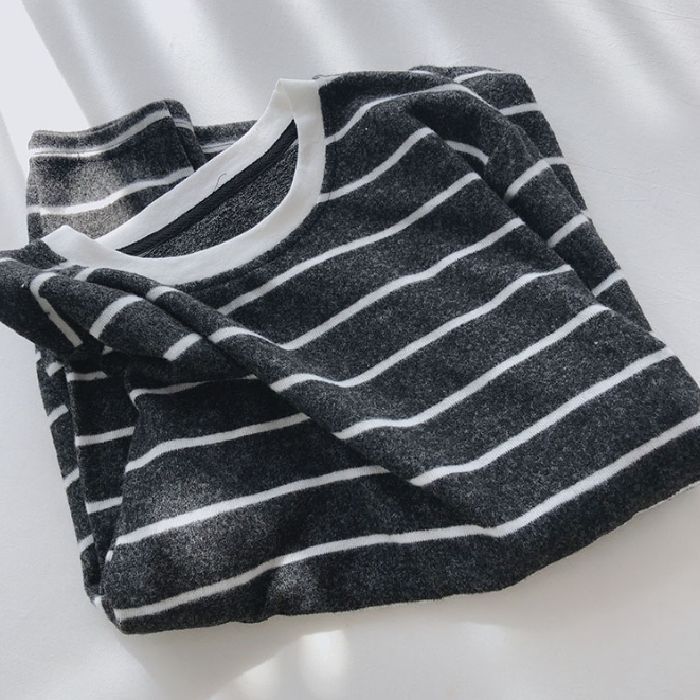アウトレット ~ キャビネットカット2 ~ 300斤の毛筋長袖tシャツ女性秋冬肉隠し上着ins|undefined