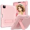 Applicable iPad10.2 flat shell Air4 AIR4 Anti -Follow Full Contribution 11 contrasting color protective cover T500 two -in -one slot