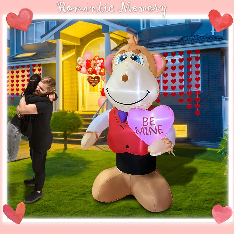4 FT Valentine Inflatable Monk