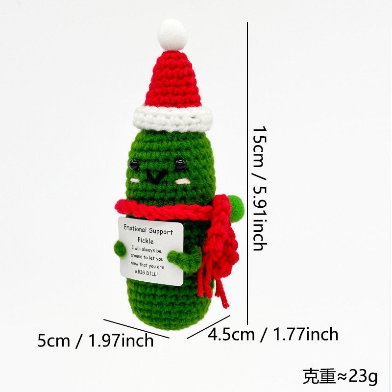 爆款圣诞节Christmas tree车挂件圣诞树毛线手工钩织礼物创意挂件|undefined