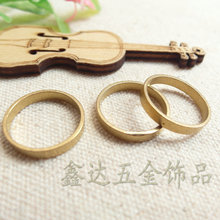 厂家直销高边无缝铜圈戒指圈黄铜O圈无接口灯饰皮具黄铜圈铜管圈