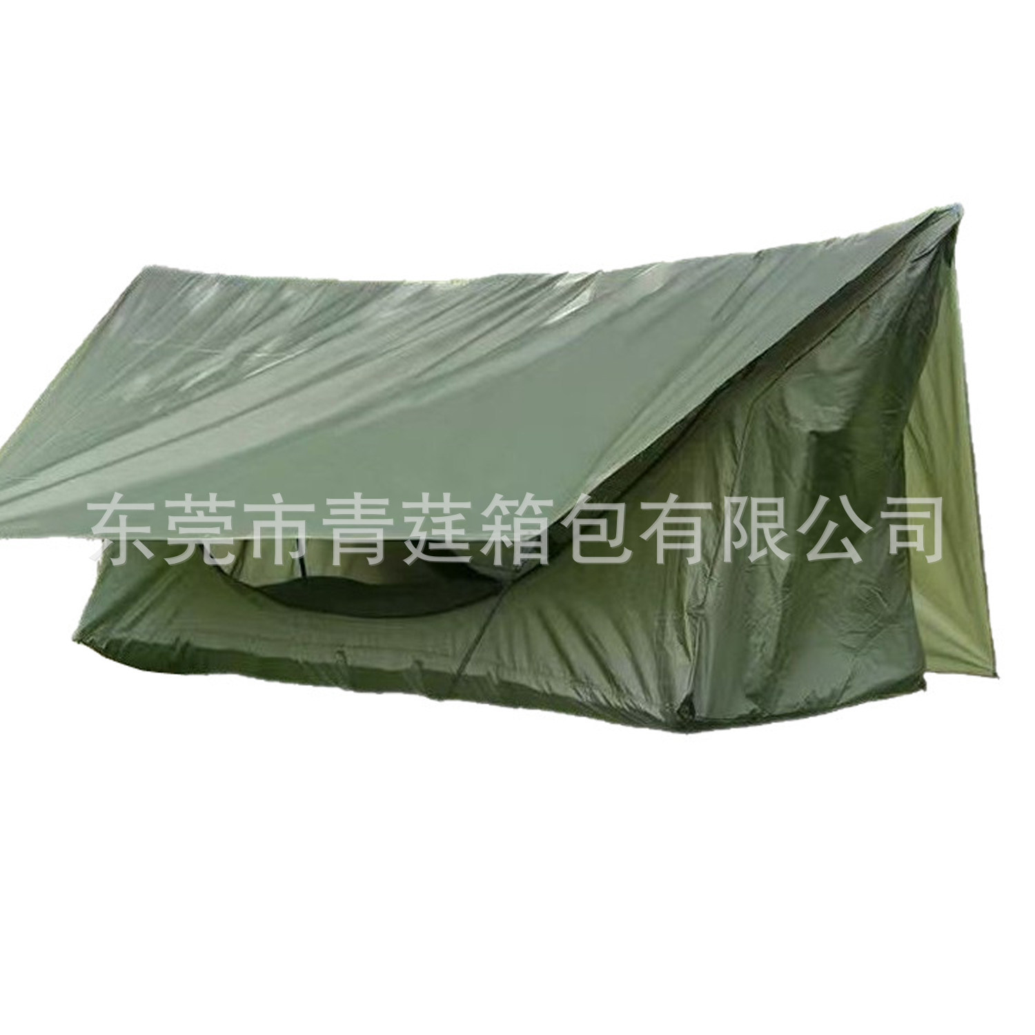Customized outdoor flat-lay anti-tip hammock, waterproof and rainproof outdoor canopy hammock, mosquito-proof and breathable floating bed