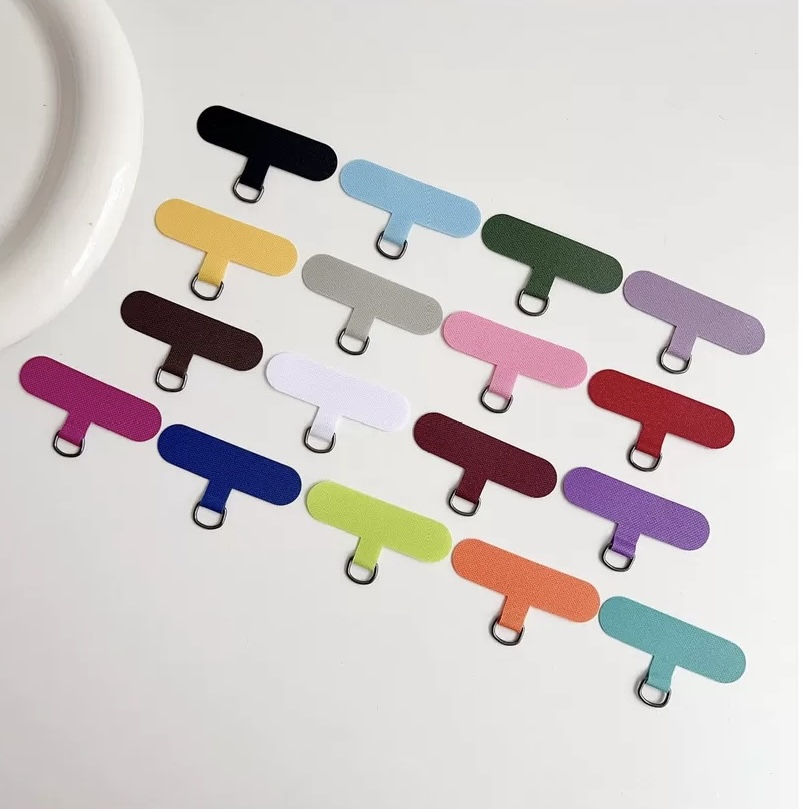 New Clip Phone Lanyard Connector Stainless Steel Phone Spacer Anti-Loss Spring Ring Phone Case Back Sticker