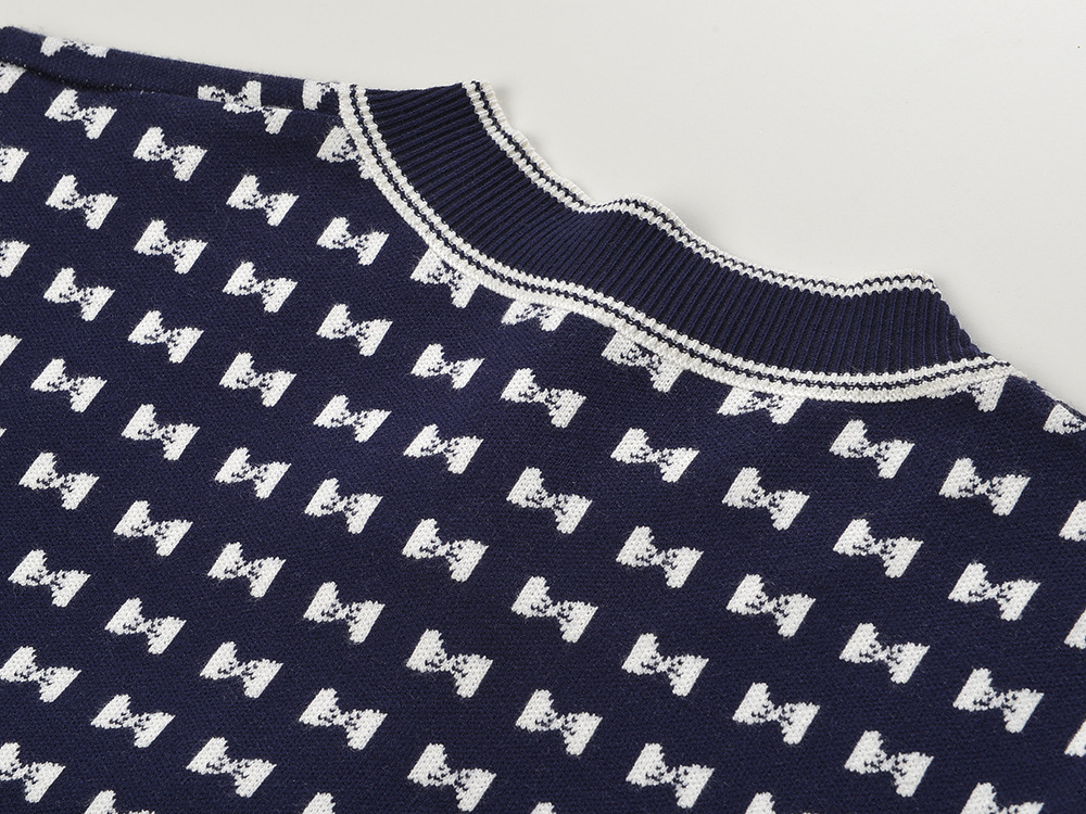 Abito senza maniche con scollo rotondo e stampa a fiocco da donna_voghion.com