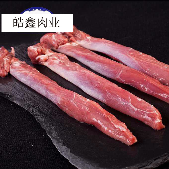 内蒙羔羊里脊肉 烧烤羊肉食材产地货源 冷冻新鲜羊里脊