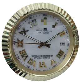 wall clock新款客厅挂墙装饰金属夜光挂钟钟表轻奢高级感外贸跨境