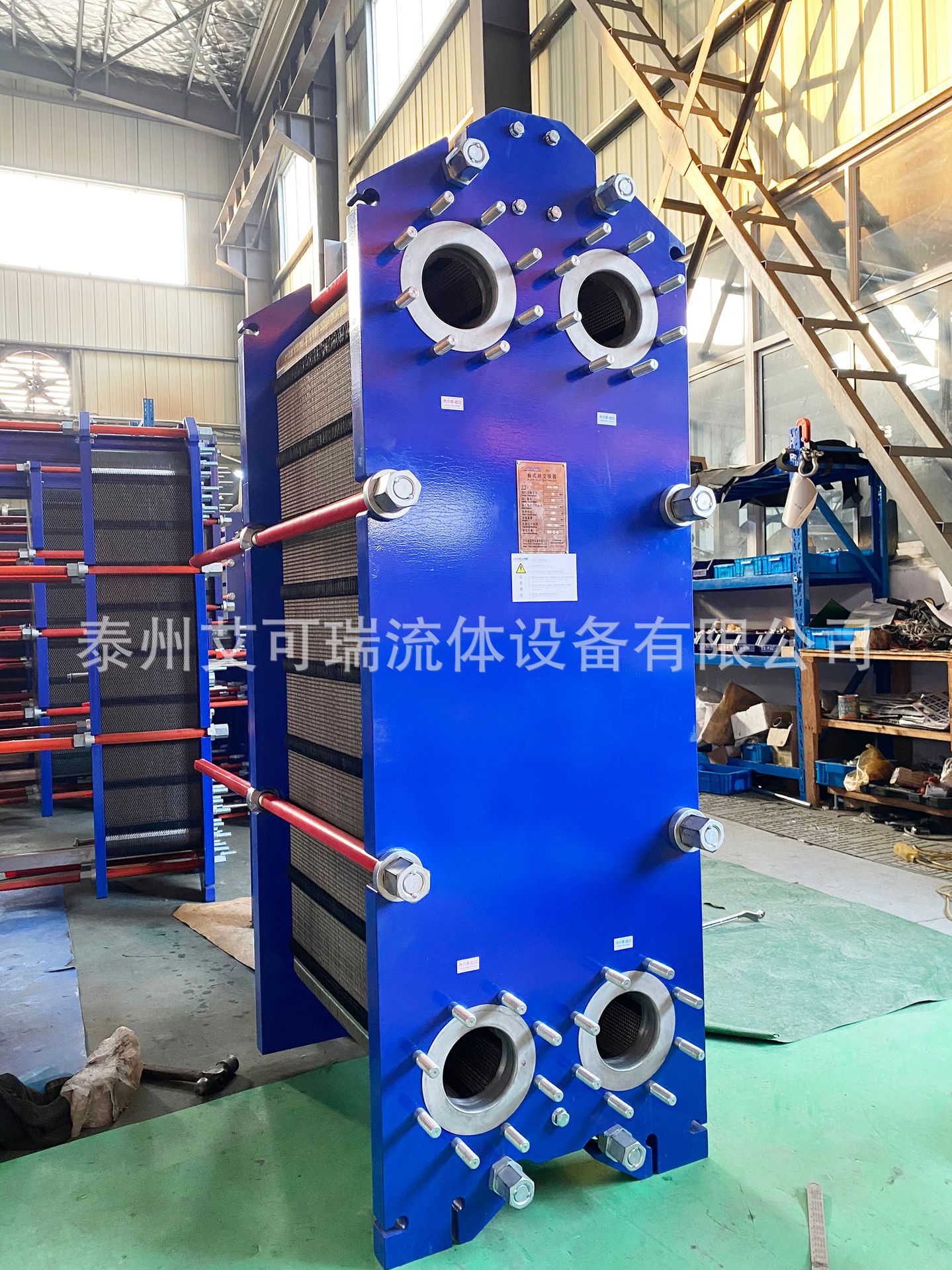 艾可瑞 空调水板式换热器 工艺水冷却板式冷却器 高承压水水板交