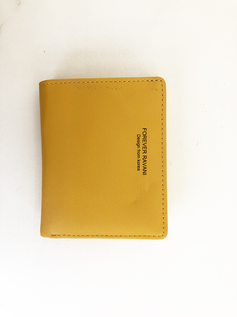 Haitao nueva cremallera monedero estilo coreano creativo multi-tarjeta estudiante billetera estilo coreano cartera creativa aprobación de la fábrica