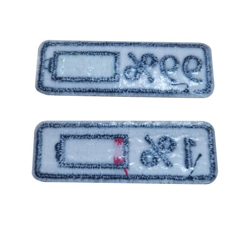 Couple embroidery cloth sticker battery display patch sticker clothing bag decoration hole repair subsidy mobile phone case sticker