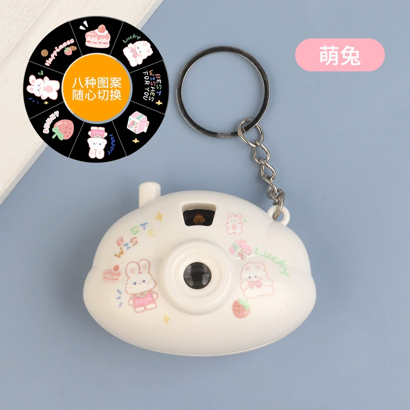 Creative classic small camera, cute keychain, toy, pendant, cloud