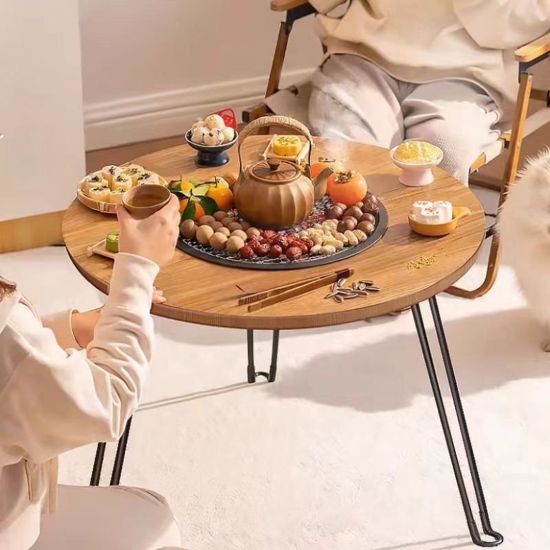 庭院围炉煮茶烧烤炉家用室内烤火炉套装户外烧烤架桌取暖盆煮茶罐