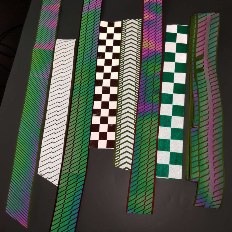 厂家反光织带 雕刻烫印警示带服装织带反光条来图来样