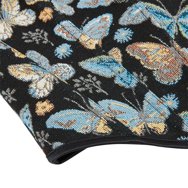 Nuevo patrón de mariposa azul para cubrir el pecho de la cintura, ropa de plástico, Amazon.com, envíos transfronterizos