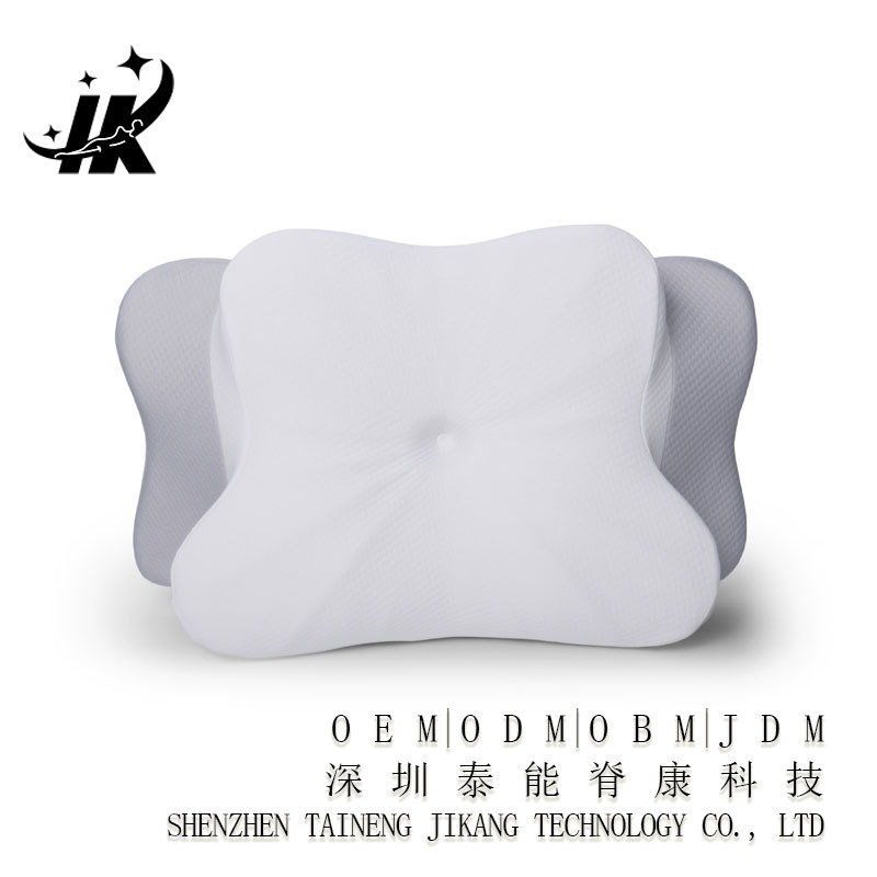 OEM personalizado memoria de algodón explosión tipo mariposa almohada de tracción cervical transfronteriza almohada de tracción ergonómica función de protección del cuello dormir lateral image 16