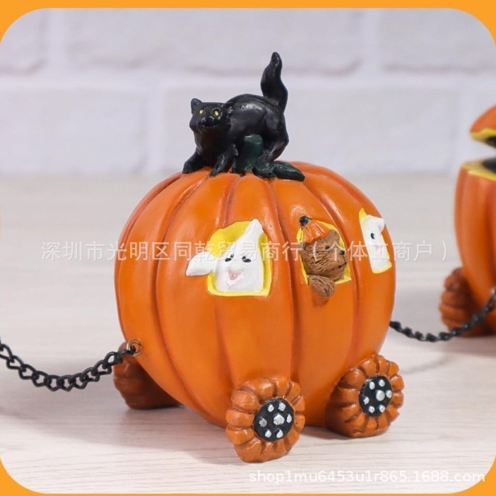 跨境新品Pumpkin resin statue pumpkin南瓜树脂雕像南瓜|undefined