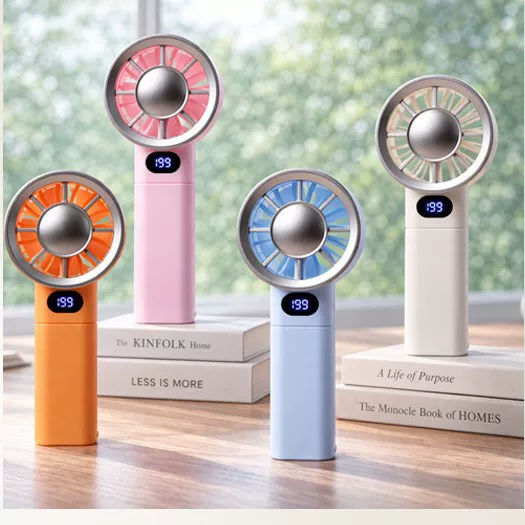 Battery removable, high-speed fan, powerful airflow, portable, TYPE-C charging, one-button operation, suitable for students and outdoor use