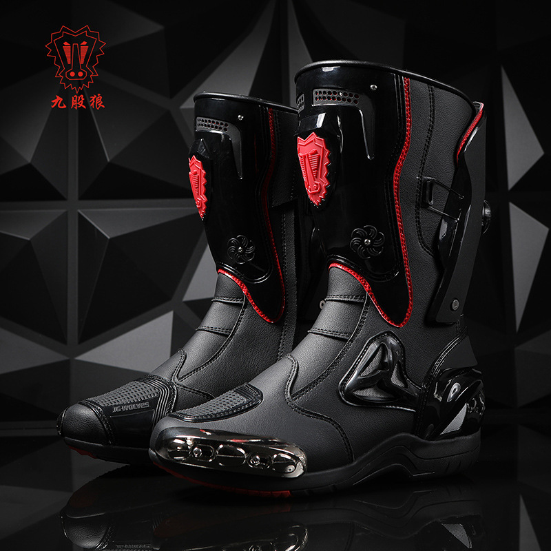 New Riding Boots, Motorcycle Off-Road, Men's Commuting Riding Equipment, Women's Track Swivel Buckle High-Top Motorcycle Boots New Riding Boots, Motorcycle Off-Road, Men's Commuting Riding Equipment, Women's Track Swivel Buckle High-Top Motorcycle Boots