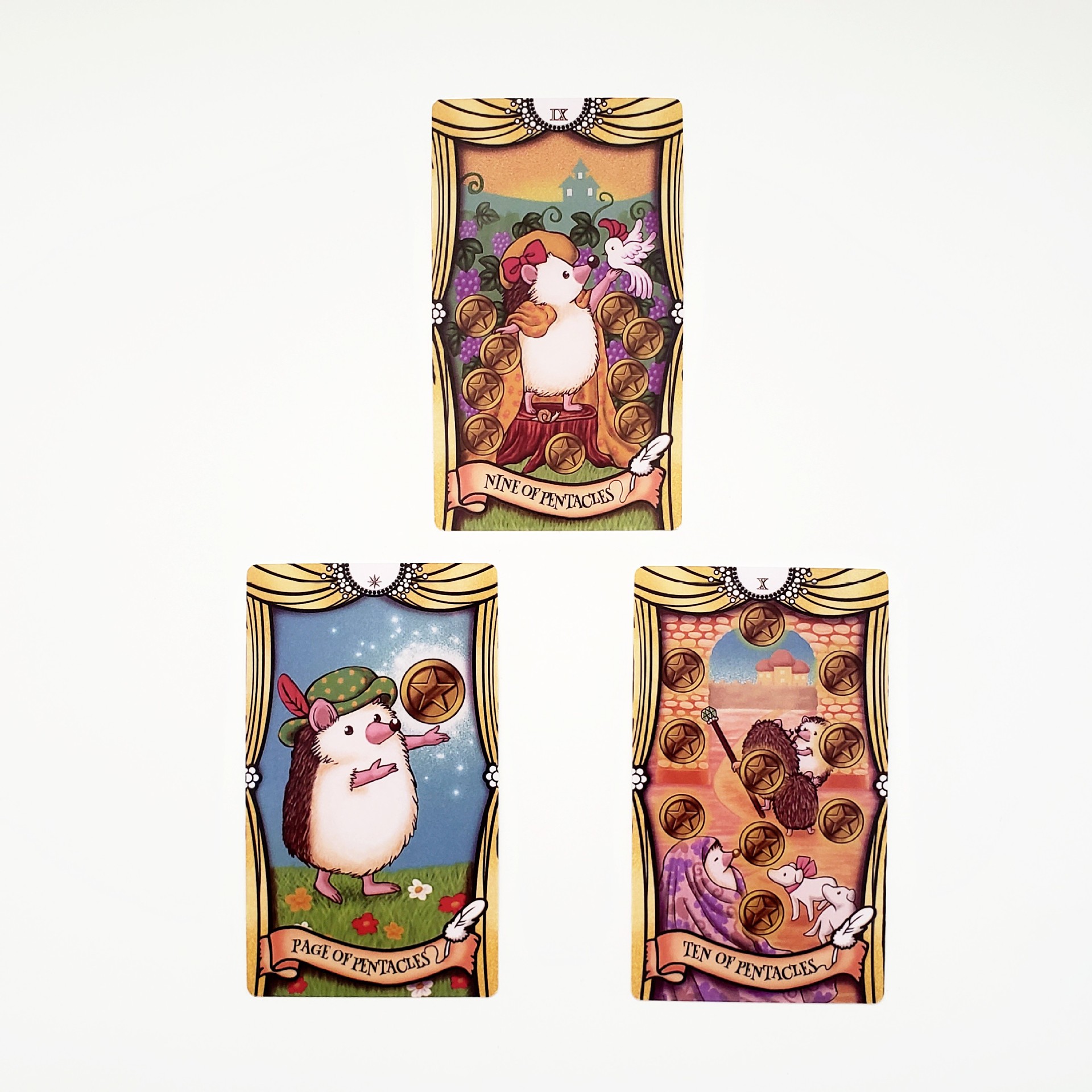 2022 New 12*7 Hedgehog Tarot Board Game Cross-Border Hot Item_voghion.com
