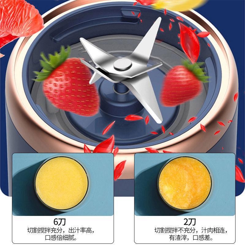 Cross-border new juicer portable charging small juice cup student home multifunctional juicer juice cup