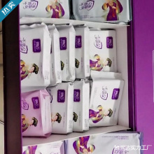 俏妃卫生巾女3.0宫廷款竹纤维姨妈巾日夜用整箱爱善天使旗舰