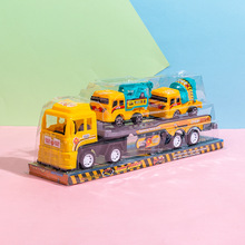 火车卡车玩具 惯性拖头车双层拖车惯性玩具车地摊儿童 玩具批发