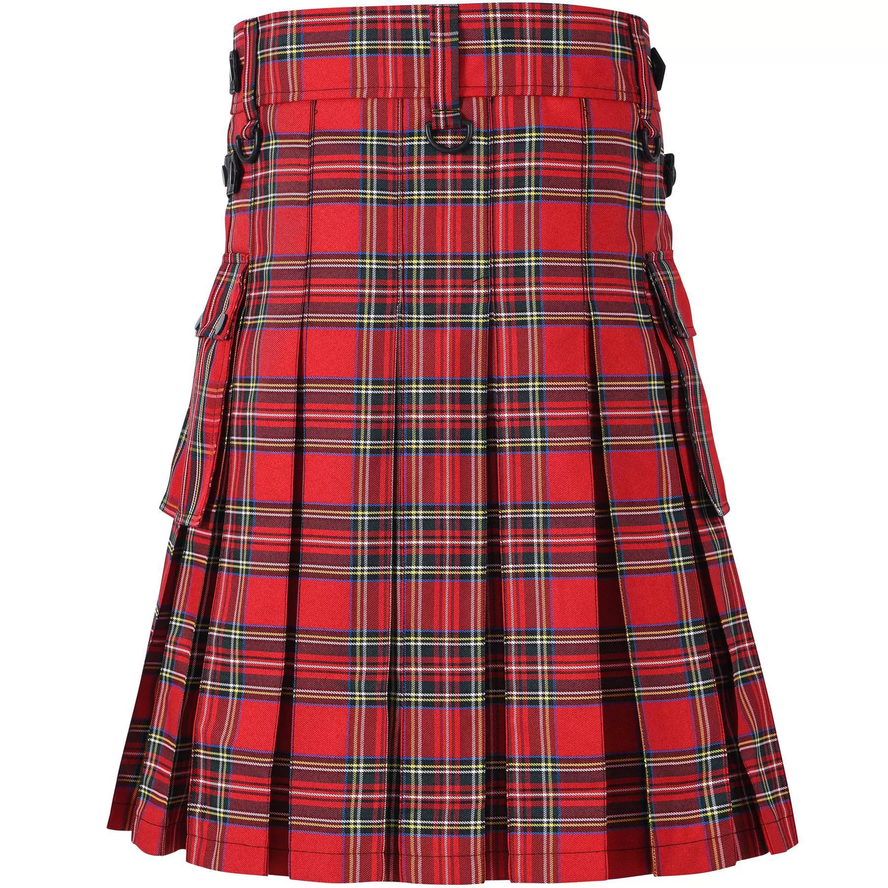 Европейская и американская хитовая весенне-летняя мужская шотландская праздничная юбка в клетку, контрастная плиссированная юбка, трансграничная AliExpress Amazon