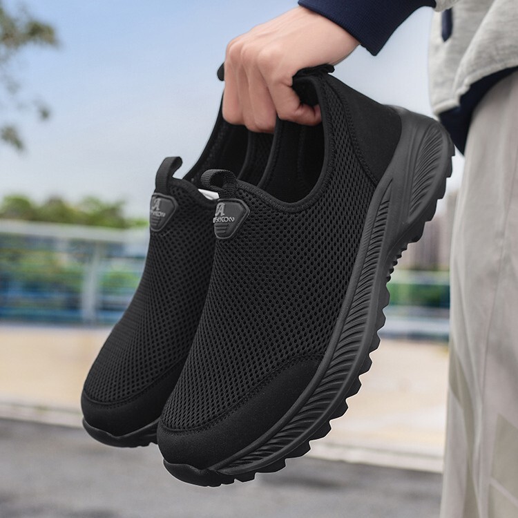 Cross-Border Large Size Slip-On Shoes for Men, Mesh Breathable Lightweight Walking Shoes, Men's Lightweight Casual Sports Shoes, Slip-On Shoes Cross-Border Large Size Slip-On Shoes for Men, Mesh Breathable Lightweight Walking Shoes, Men's Lightweight Casual Sports Shoes, Slip-On Shoes