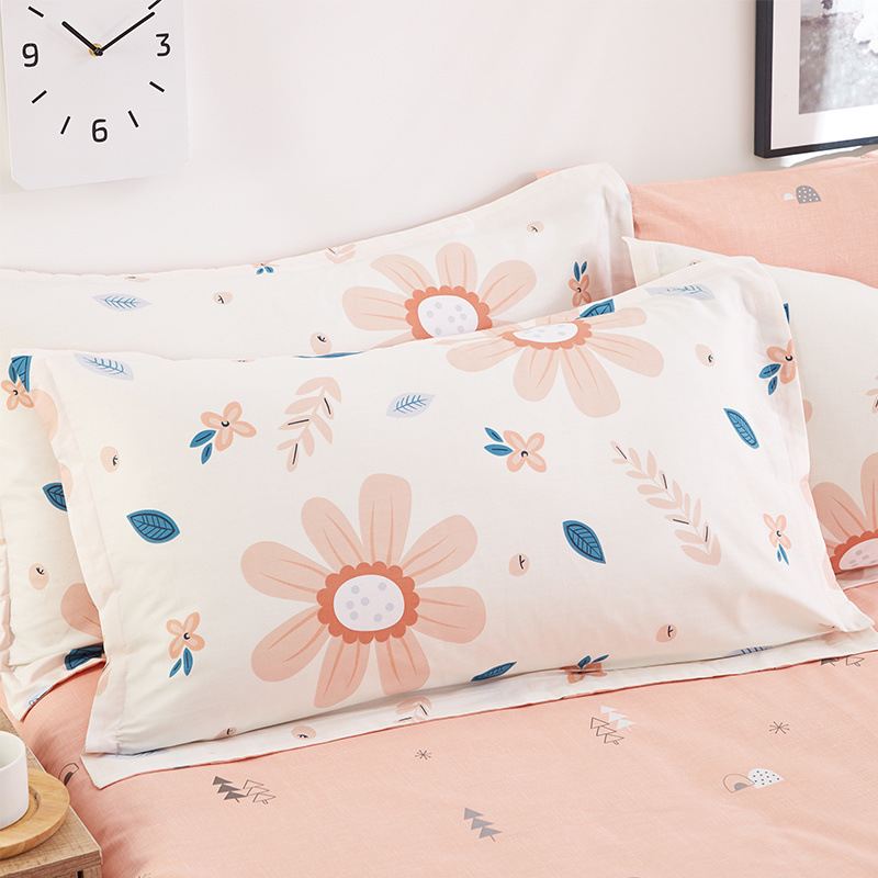 Funda de almohada de algodón 100 Funda de almohada gruesa 48x74cm Un par de juegos para hombres domésticos Funda interior de núcleo de almohada de algodón al por mayor