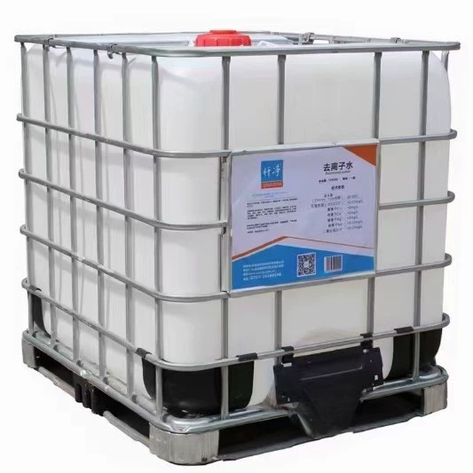 1000 кг бочонок Qianjing, подлинная лабораторная первоклассная стандартная деионизированная вода высокой чистоты с настраиваемыми спецификациями для промышленного использования