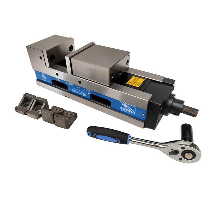 沃德角固式精密虎钳DFV-4-130/5-180/6-240铣床平口钳夹具4/5/6寸