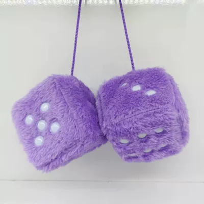 Car hanging, Aliexpress Amazon Wish Cross-Border - fluffy-plush-style-purple