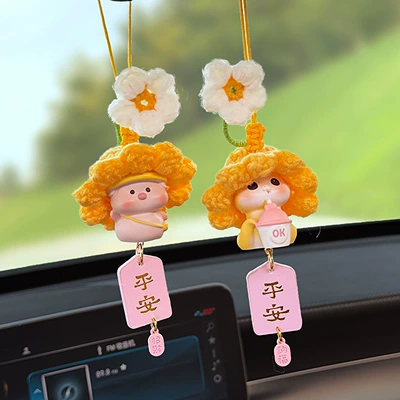 Sürətlər qutusu və əl tormozu başlıqları — Ornaments, Car Rearview Mirror Decorations