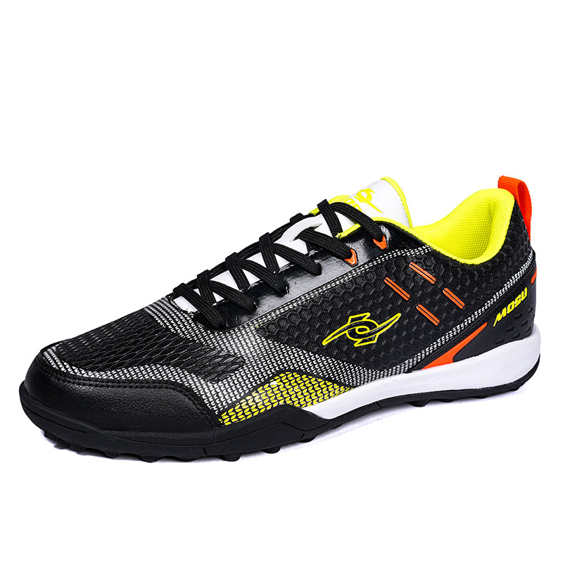 2025 zapatos de fútbol nuevos anti-deslizante para hombres y mujeres estudiantes de clavos de césped de clavos de césped transfronterizos fábrica directa de jóvenes