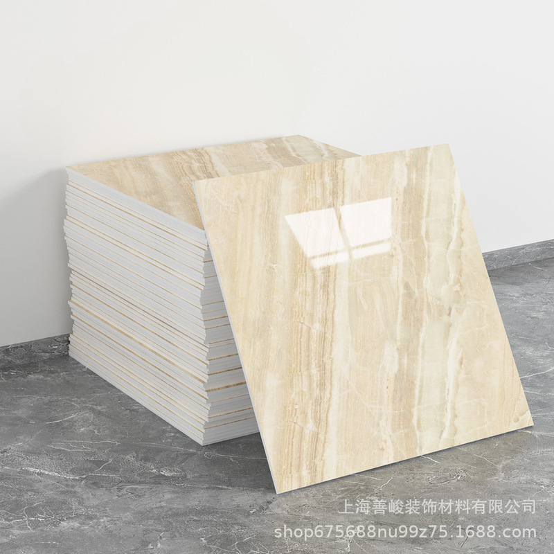 跨境出口批发30*30cm 仿瓷砖大理石纹自粘墙壁纸护墙板铝塑板贴纸|undefined