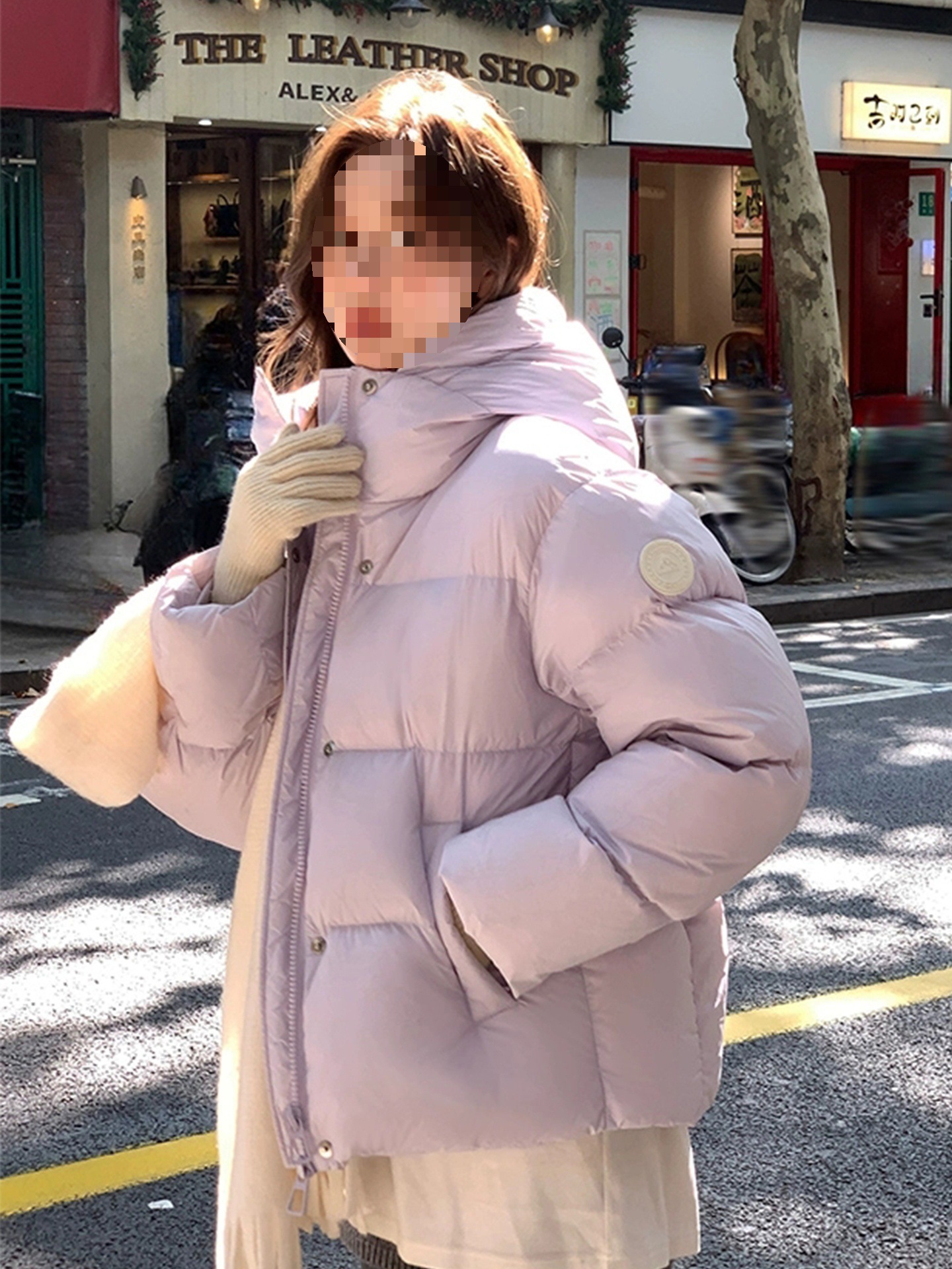 Puff down Jacket Women's Short Winter Small Loose Bread Jacket Thickened Cotton Jacket Sweet