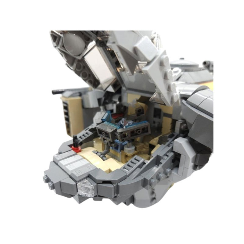 Nave espacial de exploração conjunto de blocos de construção_voghion.com
