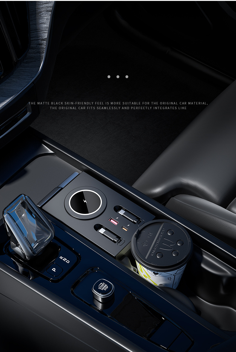 For Volvo XC60 XC90 S90 S60V90 wireless charger USB/Type-C fast charging docking station