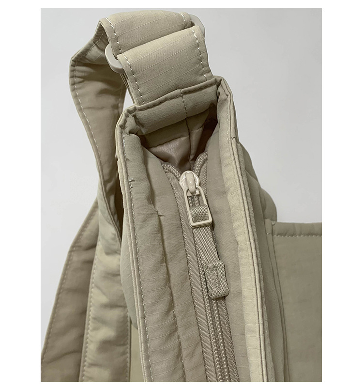 Japanese-style workwear style large-capacity single-shoulder bag, large pocket simple tote bag, ins canvas school crossbody messenger bag undefined