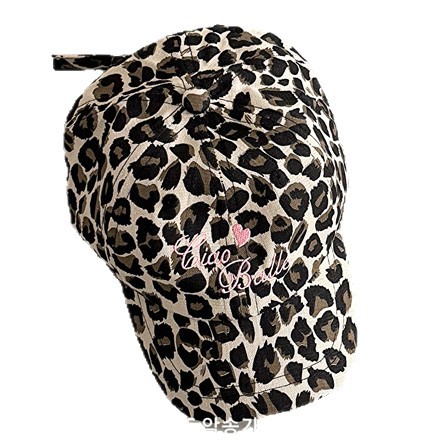 ins韓国ブロガーと同じ水玉模様のヒョウ柄野球帽女性用夏通気性薄い大きな頭囲ひさしキャップ親子