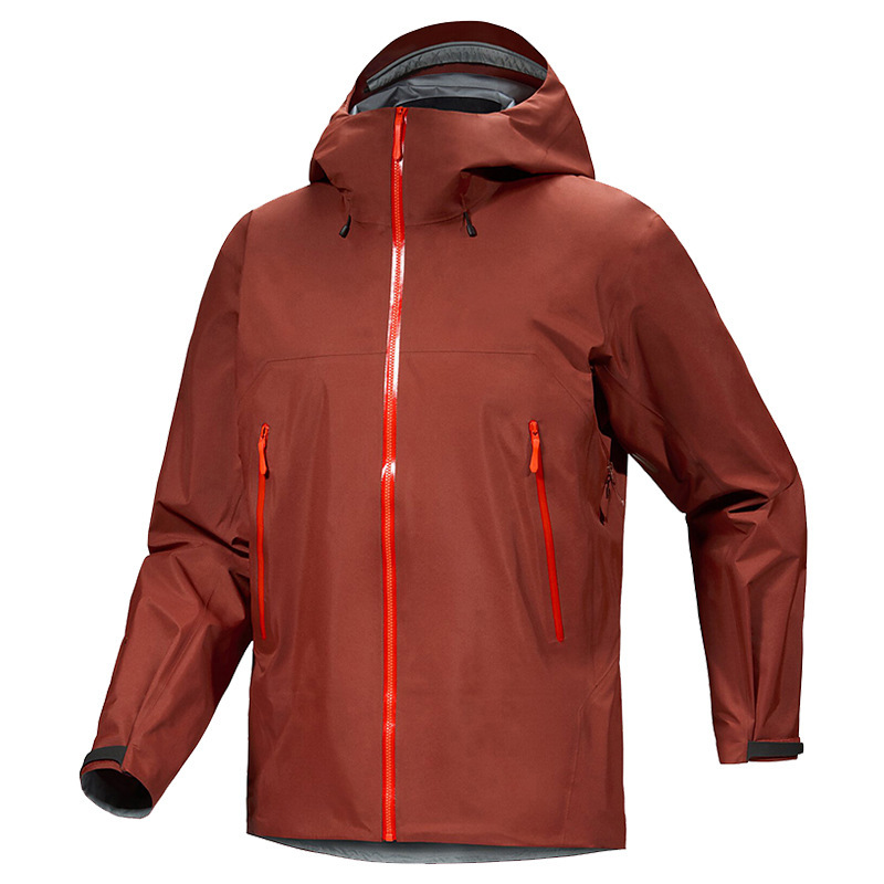 New Outdoor Three-Layer Laminated Single-Layer Jacket, Thin Waterproof and Windproof Mountaineering Jacket, Men's and Women's Workwear Jacket