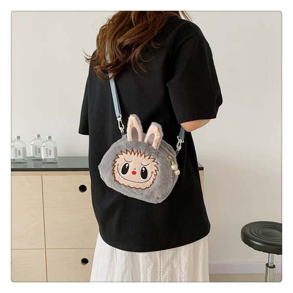Make -up bag gray
