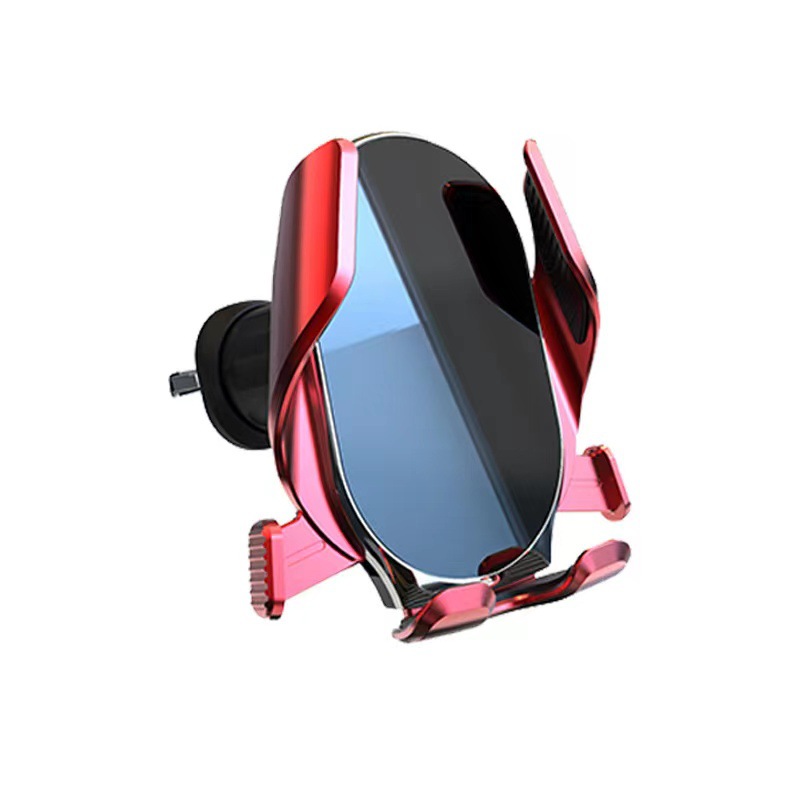 Car Mobile Phone Holder Mirror Automatic Clip Rotatable Air Outlet Navigation Manufacturer Wholesale Mirror Rotation
