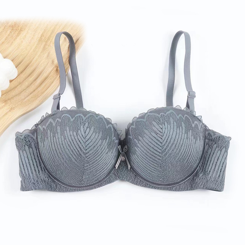 Nuevo 1 / 2 encaje mitad de taza de sostén para mujeres se reúnen en la ropa interior sexy sujetador desmontable correa de hombro image 10