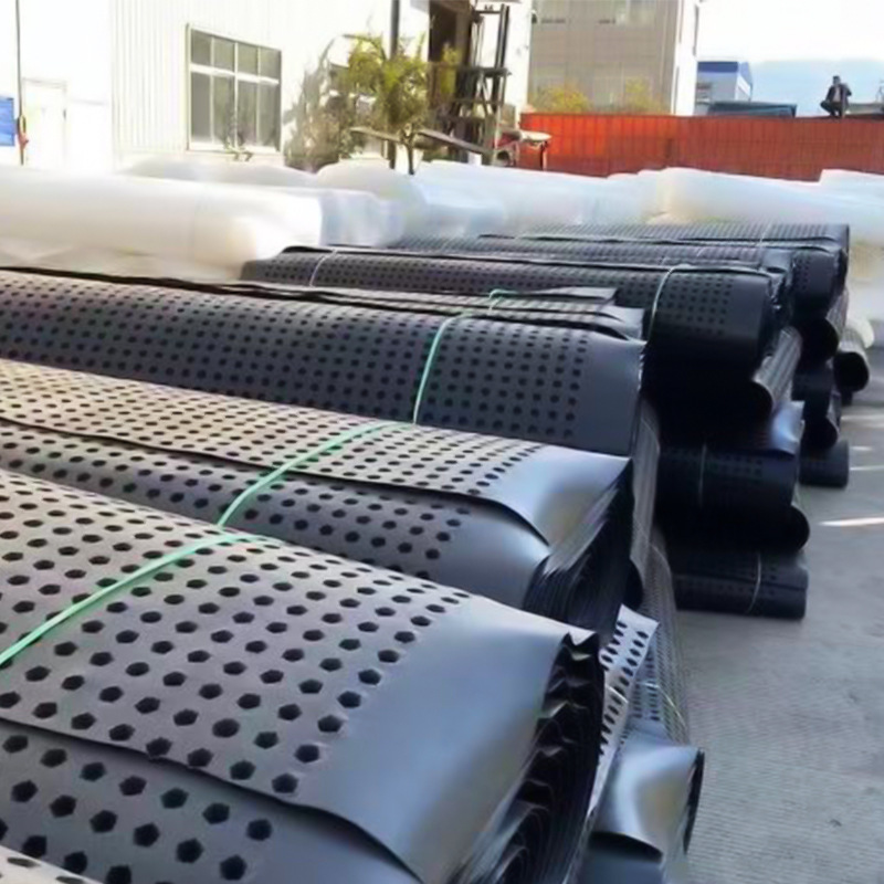 hdpe排水板 车库地下室底板排水 凹凸塑料疏水板