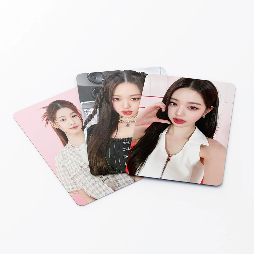 Образец постера WONYOUNG Poster Lomo Card 55 IVE Zhang Yuanying's Exquisite Collection Postcard Small Card