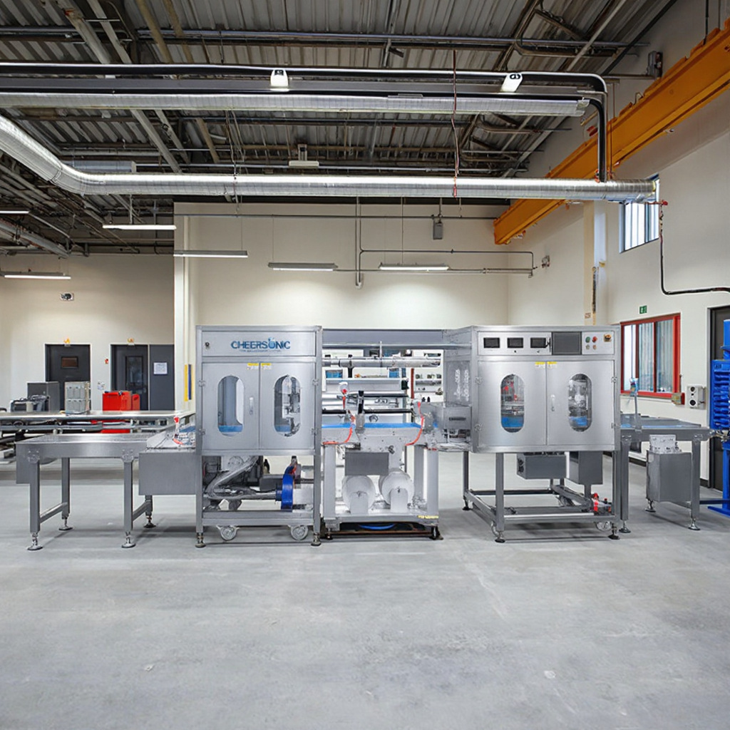 驰飞超声波 UFM2500P 瑞士卷生产线 超声波切割机 榴莲瑞士卷切片