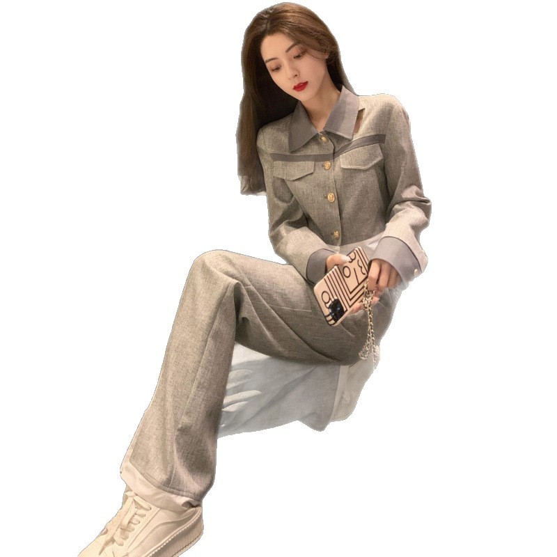 2025年新款时尚洋气感休闲两件套秋季女装小香风套装女秋冬|undefined