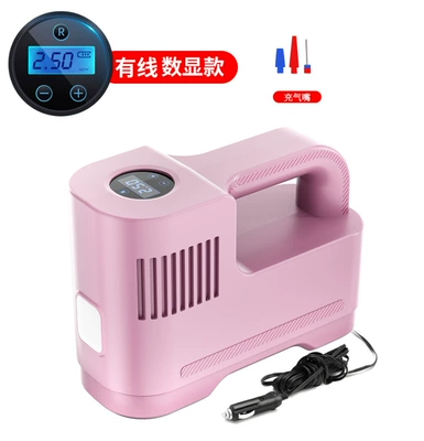 Car Air Pump Electric | Hava nasosu - pink-12v-wired-digital-display-air-pump-with-light