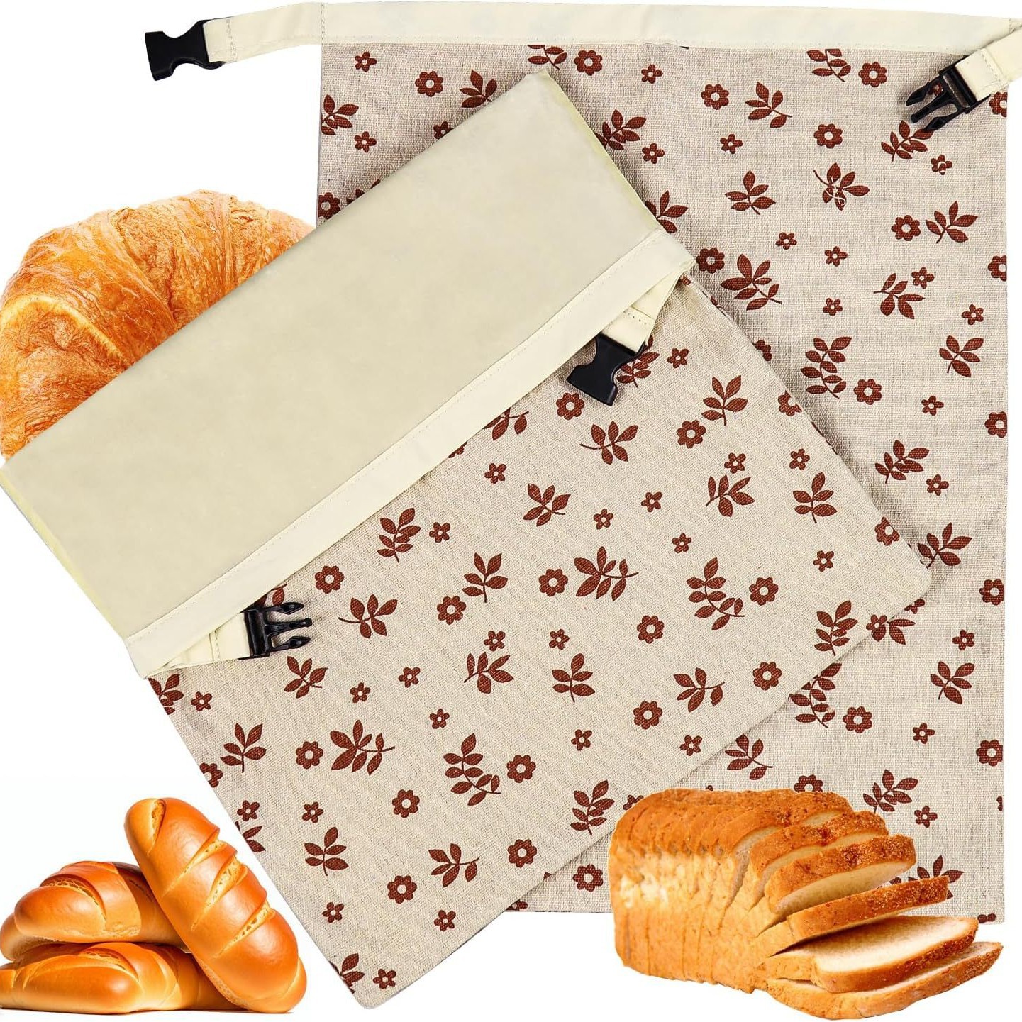 双层蜂蜡面包袋批量优惠供应蜂蜡袋保鲜储存蜂蜡袋食品